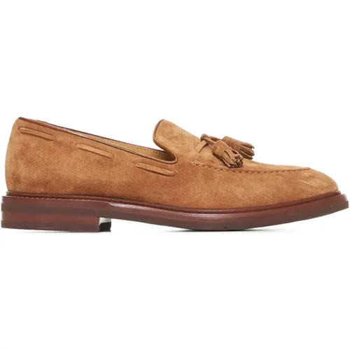 Flat Shoes Elegant Style , male, Sizes: 8 UK, 9 UK - BRUNELLO CUCINELLI - Modalova