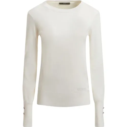 Long Sleeve Tops , Damen, Größe: L - Guess - Modalova