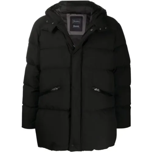 Oversized Quilted Down Jacket , male, Sizes: L, M - Herno - Modalova