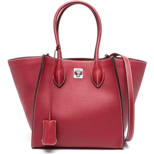 Patterned Leather Cocco Bag , female, Sizes: ONE SIZE - Ermanno Scervino - Modalova