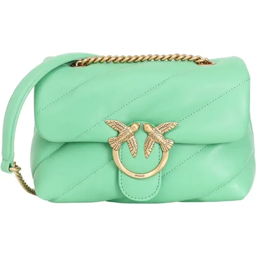 Mint Mini Love Bag Puff , female, Sizes: ONE SIZE - pinko - Modalova