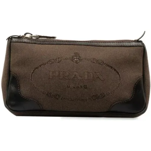 Pre-owned Canvas prada-bags , female, Sizes: ONE SIZE - Prada Vintage - Modalova