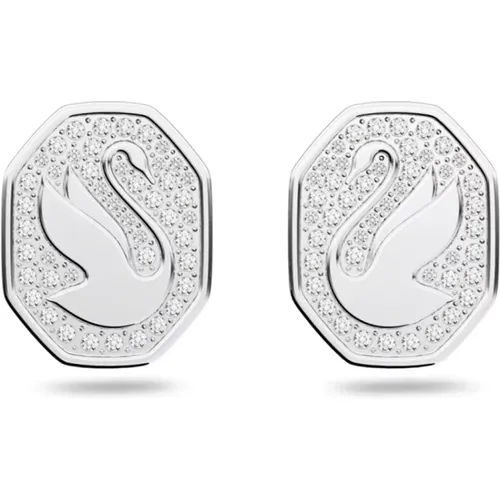 Signum Crystal Stud Earrings , female, Sizes: ONE SIZE - Swarovski - Modalova