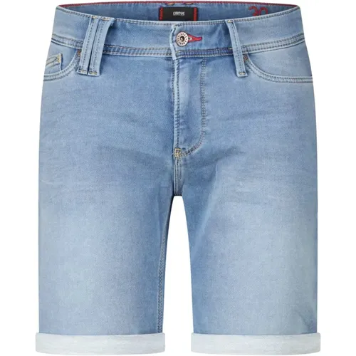 Tapred-Fit Jeans Shorts , Herren, Größe: W36 - CINQUE - Modalova