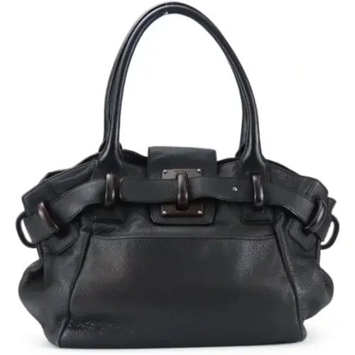 Pre-owned Leder Schultertasche , Damen, Größe: ONE Size - Salvatore Ferragamo Pre-owned - Modalova