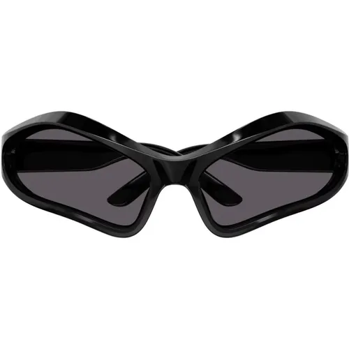 Mutige Zeitgemäße Sonnenbrille Fennec Bb0314S , Damen, Größe: ONE Size - Balenciaga - Modalova