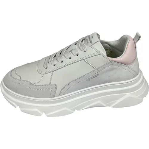 Leather Mix Women Sneaker - White , female, Sizes: 5 UK - Copenhagen Shoes - Modalova