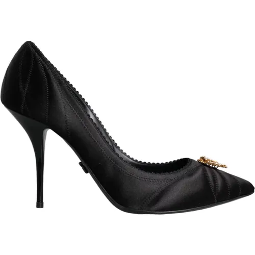 Schwarzes Herz Devotion Absatz Pumps Schuhe - Dolce & Gabbana - Modalova