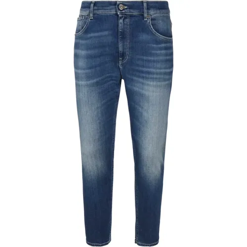 Blaue Jeans mit 98% Baumwolle , Herren, Größe: W40 - Dondup - Modalova
