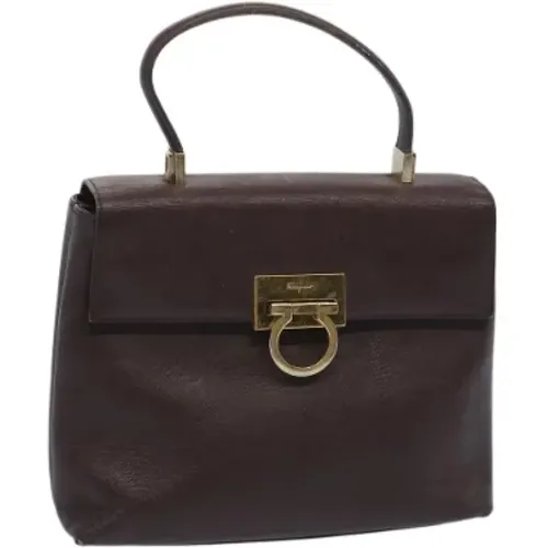 Pre-owned Leather handbags , female, Sizes: ONE SIZE - Salvatore Ferragamo Pre-owned - Modalova