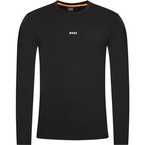 Langarm T-Shirt , Herren, Größe: 2XL - Hugo Boss - Modalova