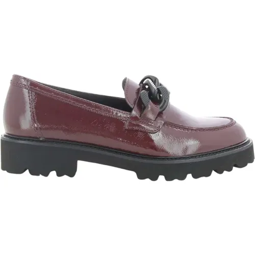 Stilvolle Bordeaux Damen Loafers 35.240 W23 , Damen, Größe: 37 1/2 EU - Gabor - Modalova