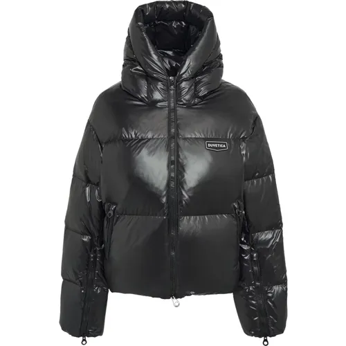 Hooded Down Jacket Aw23 , female, Sizes: L, 2XS - duvetica - Modalova