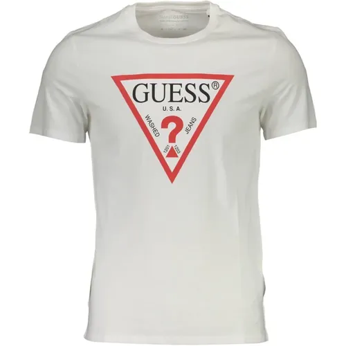 Short Sleeve Cotton T-Shirt , male, Sizes: 2XL - Guess - Modalova