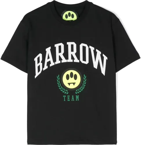 Junior Jersey T-Shirt in Schwarz , Herren, Größe: 164 CM - BARROW - Modalova