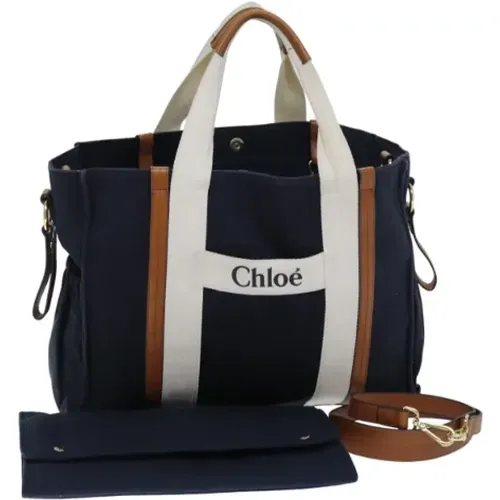 Pre-owned Canvas handbags , female, Sizes: ONE SIZE - Chloé Pre-owned - Modalova