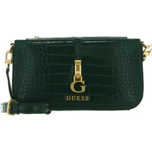 Grüne Handtasche für Damen mit verstellbarem Riemen - Guess - Modalova