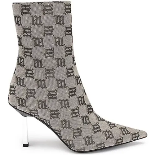 Monogramm Ankle Boot , Damen, Größe: 38 EU - MISBHV - Modalova