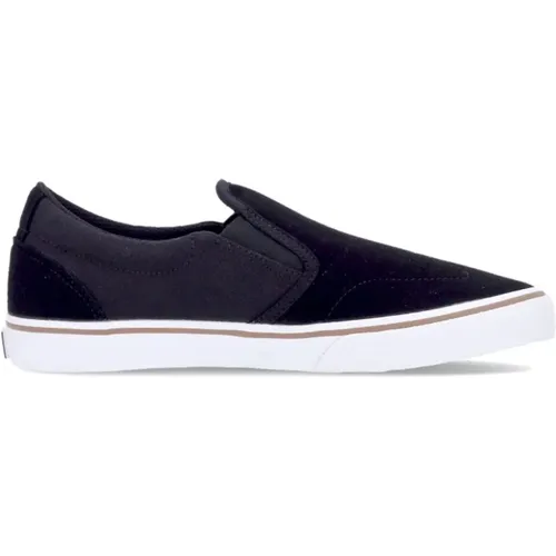 Schwarz/Weiß/Gummi Slip-On Skate Schuhe , Herren, Größe: 44 EU - Etnies - Modalova