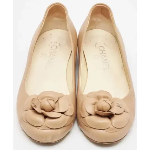 Pre-owned Leather flats , female, Sizes: 4 UK - Chanel Vintage - Modalova