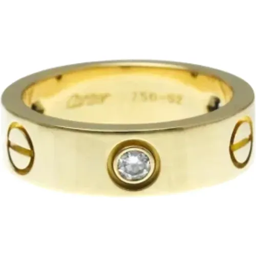 Pre-owned Gold rings , female, Sizes: ONE SIZE - Cartier Vintage - Modalova