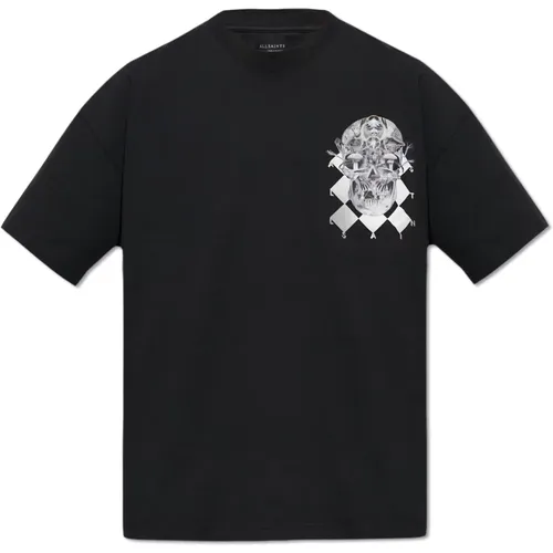 ‘Grid’ bedrucktes T-Shirt - AllSaints - Modalova
