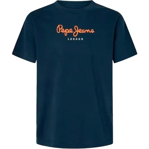 Eggo N T-shirt , Herren, Größe: L - Pepe Jeans - Modalova