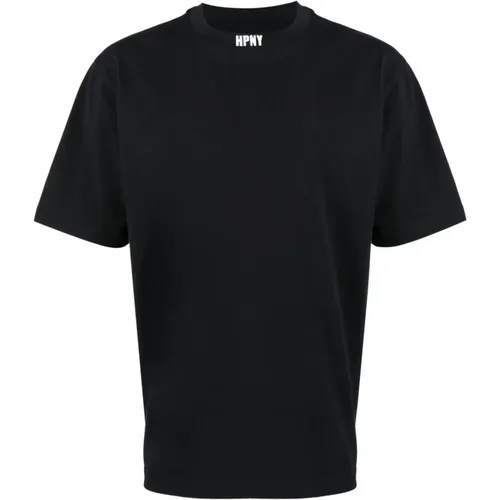 Minimalist Logo Print Cotton T-Shirt , male, Sizes: L, S - Heron Preston - Modalova