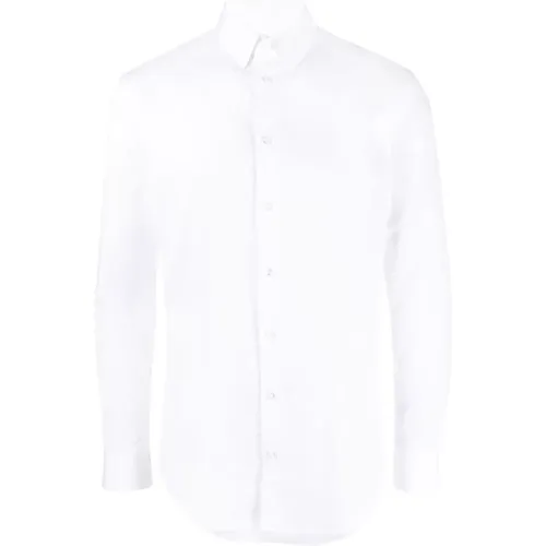 Weiße Hemden für Männer , Herren, Größe: L - Giorgio Armani - Modalova
