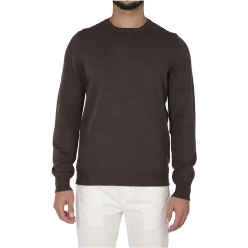 Mens Knit Sweater , male, Sizes: 3XL, L - La Fileria - Modalova