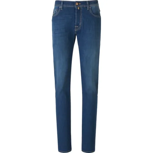 Super Fine Elastic Bard Jeans , male, Sizes: W35, W30, W31, W34, W32 - Jacob Cohën - Modalova