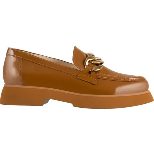 Loafer mit kräftiger Sohle und goldener Kette , Damen, Größe: 41 1/2 EU - Högl - Modalova