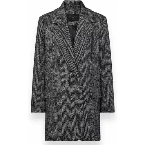 Oversize Herringbone Blazer , Damen, Größe: XS - Copenhagen Muse - Modalova