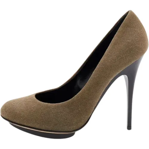 Pre-owned Canvas heels , female, Sizes: 7 UK - Giuseppe Zanotti Pre-owned - Modalova