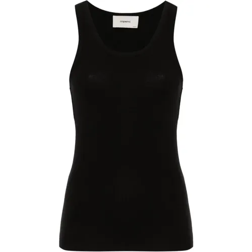 Ribbed Sleeveless Top , female, Sizes: L, M - Coperni - Modalova