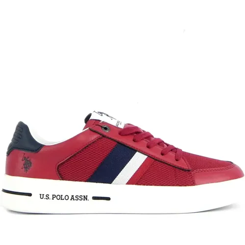 Rote Sneakers , Herren, Größe: 45 EU - U.s. Polo Assn. - Modalova