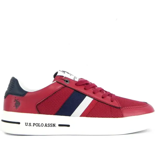 Rote Sneakers , Herren, Größe: 45 EU - U.S. Polo Assn. - Modalova