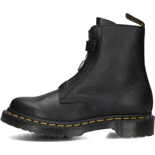 Leather Front Zip Boots , female, Sizes: 5 UK, 4 UK - Dr. Martens - Modalova