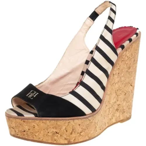 Pre-owned Stoff sandals , Damen, Größe: 38 EU - Carolina Herrera Pre-owned - Modalova