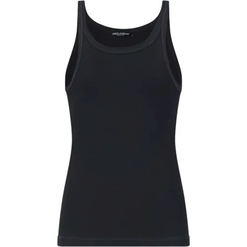 Elegantes Sommer-Tanktop für Männer , Herren, Größe: M - Dolce & Gabbana - Modalova