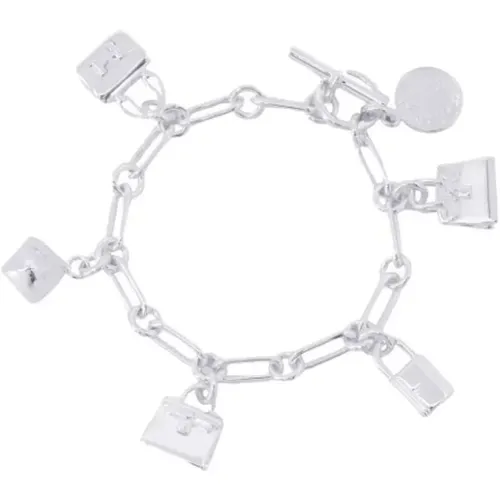 Pre-owned Silver bracelets , female, Sizes: ONE SIZE - Hermès Vintage - Modalova