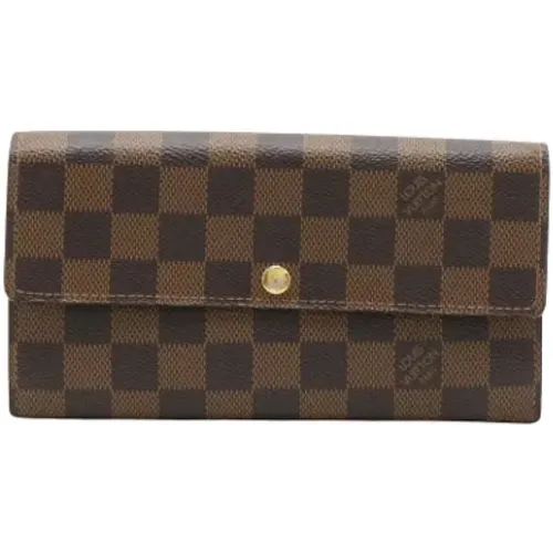 Pre-owned Canvas wallets , female, Sizes: ONE SIZE - Louis Vuitton Vintage - Modalova