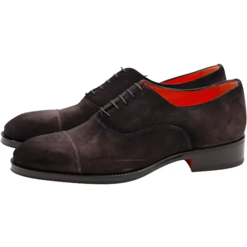 Bouyancy Formal Shoe Dark Grey - Santoni - Modalova
