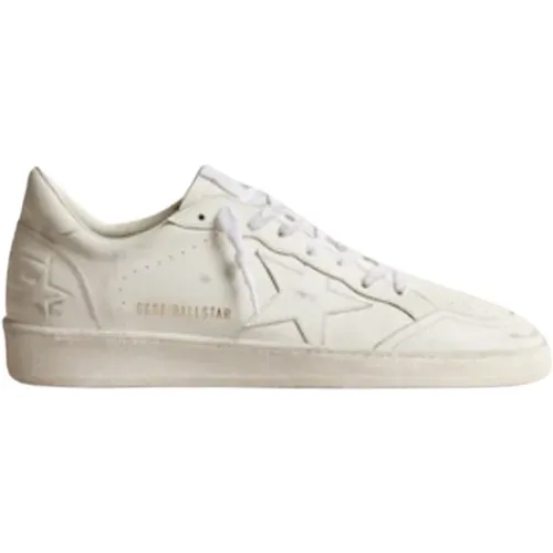 Ball Star Leder Sneakers , Herren, Größe: 36 EU - Golden Goose - Modalova