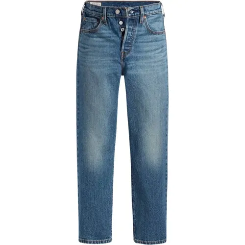 Levi's, 501 Crop Stand Off Jeans , Damen, Größe: W28 - Levis - Modalova
