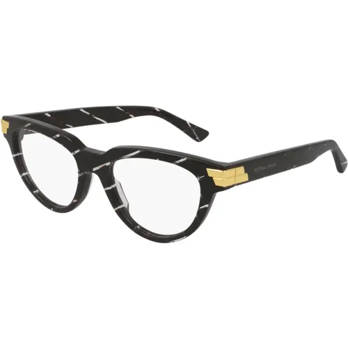 Braune Eyewear Frames Bv1106O Sonnenbrille,Schwarze Brillengestelle - Bottega Veneta - Modalova