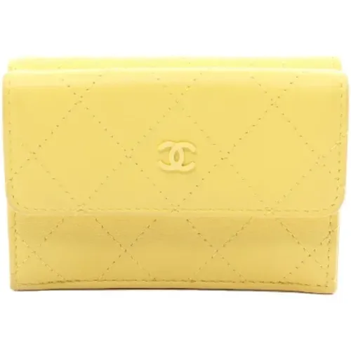 Pre-owned Leather wallets , female, Sizes: ONE SIZE - Chanel Vintage - Modalova