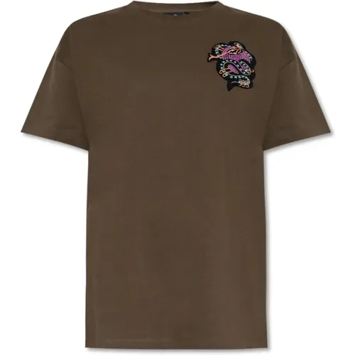Patchiertes T-Shirt Etro - ETRO - Modalova