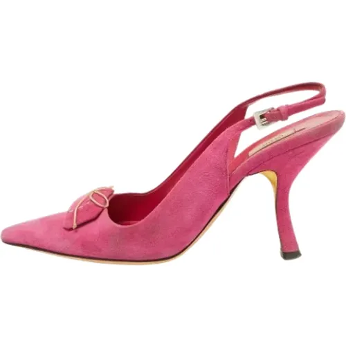 Pre-owned Wildleder heels , Damen, Größe: 37 EU - Prada Vintage - Modalova