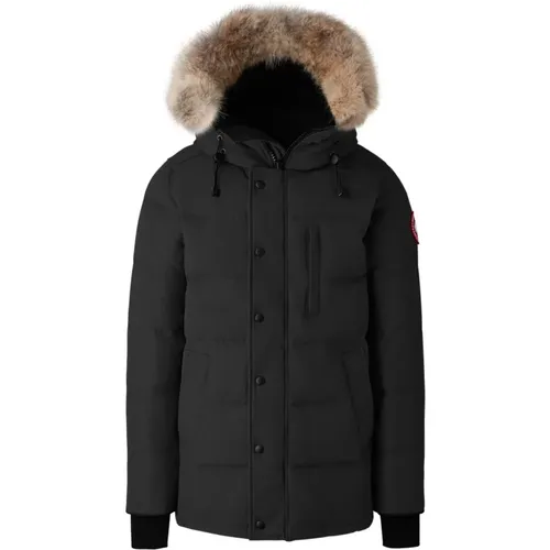 Carson Parka Fusion Fit with Fur , male, Sizes: XL - Canada Goose - Modalova